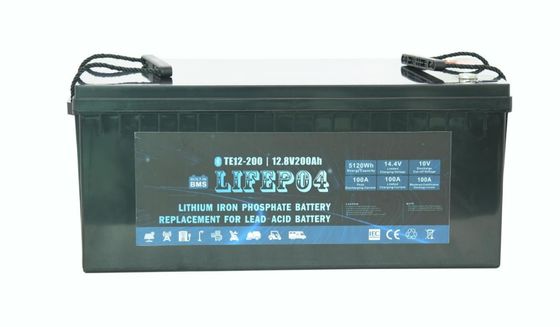 Batería portátil Lifepo4 del ABS 12V 200AH para el poder de reserva