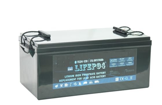 Batería de litio portátil de 24V 100AH Lifep04 para el poder de reserva