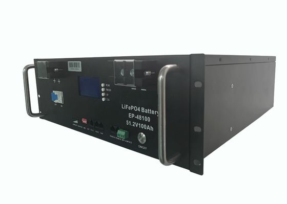 tonelero Server Rack Lifepo 4 de la copia de seguridad de batería de las telecomunicaciones de 51.2V 50AH