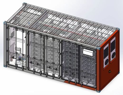 1,3 energía ESS del litio Lifepo4 del MWH BESS Battery Energy Storage System