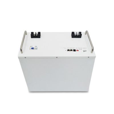 Almacenamiento de energía portátil del paquete de poder del litio de la torre Lifepo4 UPS 51.2v del estante