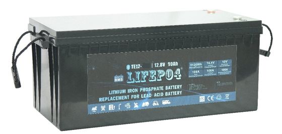 Confiable ciclo profundo LiFePO4 Batería 100Ah Capacidad y temperatura de funcionamiento -20-50C
