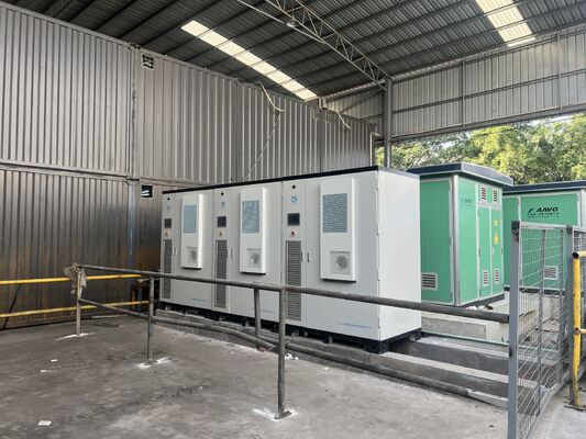 Sistema de Almacenamiento de Energía BESS Sistema de Almacenamiento de Energía de Batería Proporcionando Desplazamiento de Carga Pico